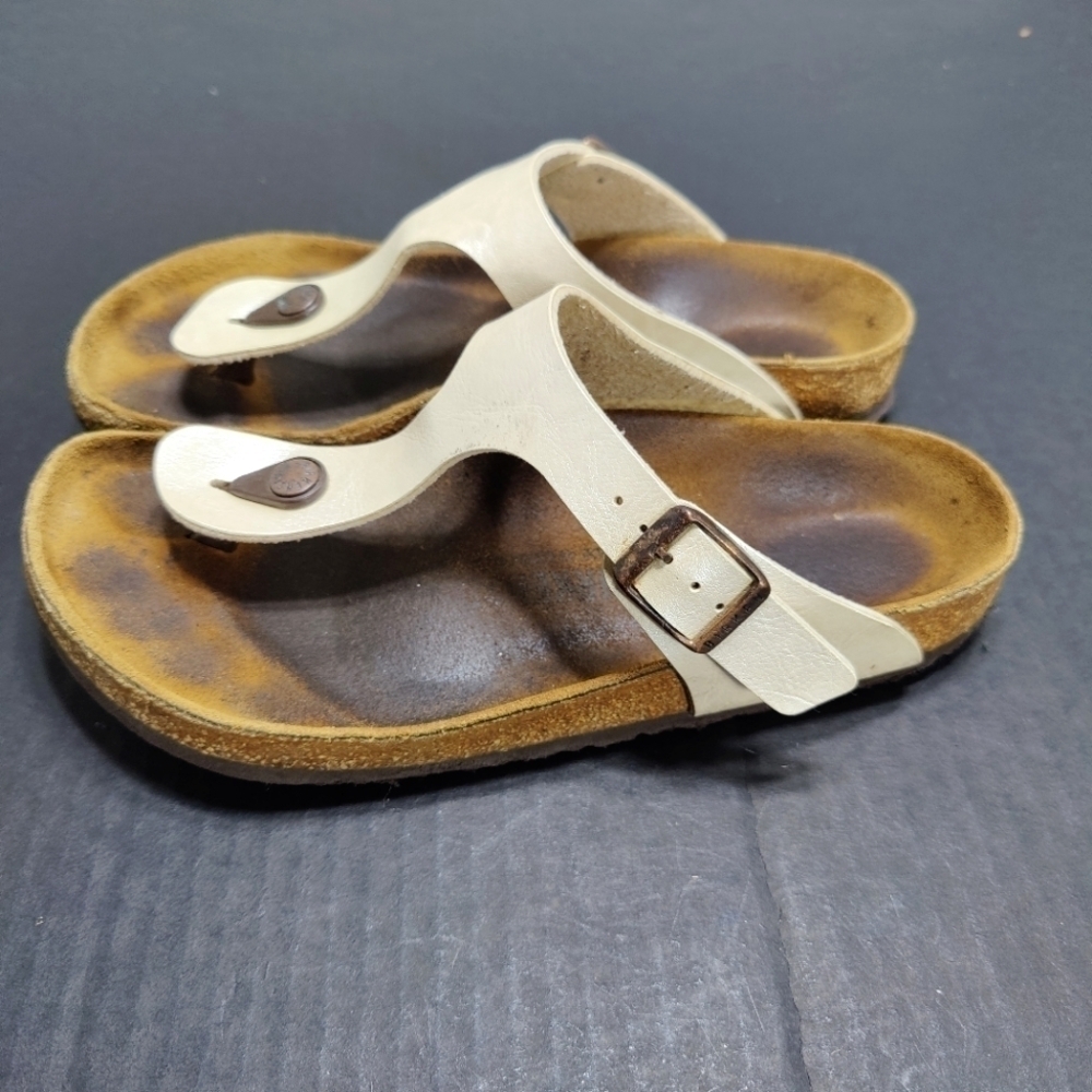 BIRKENSTOCK Papillio Gizeh Beige Unisex Sandals Women's Size 7